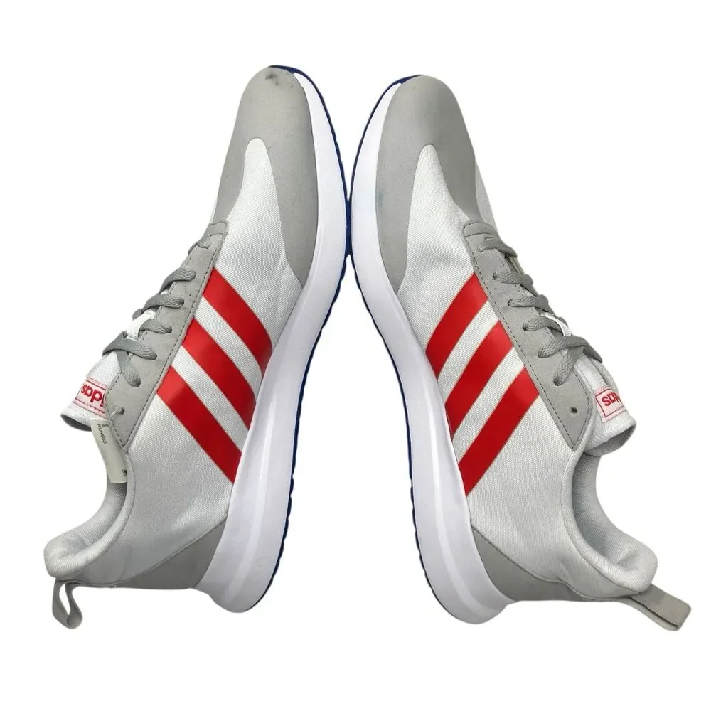 Adidas Sneakers EE9728 Mens 12 Grey Red Retro Running‎ Casual Streetwear Run 60s